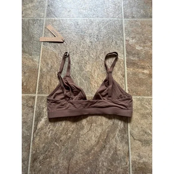 Skims Fits Everybody Triangle Bralette Jasper Size XS - Picture 7 of 9
